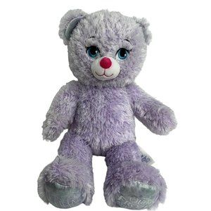 Build A Bear Plush Disney Olafs Frozen Adventure Anna Bear Purple Sparkle BAB